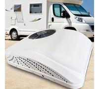 Climatiseur de toit de van 12 V/24 V/48 V pour camping-car, unité de climatisation silencieuse de 12 V avec chaleur, chauffage et refroidissement pour camping-car, camion, remorque,12V