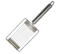 Climatiseur de tomates - Outil de coupe manuel en acier inoxydable - Accessoire de coupe de tomates - Multifonction - Climatiseur de fruits, coupe-pommes de terre et oignons, jambon d'œuf manuel