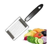 Climatiseur de tomates - Outil de coupe manuel en acier inoxydable - Accessoire de coupe de tomates - Multifonction - Climatiseur de fruits, coupe-pommes de terre et oignons, jambon d'œuf manuel