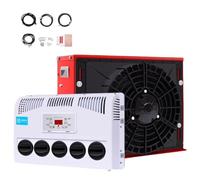 Climatiseur de voiture 12v/24v Split Rv Climatiseur 800-2400W Refroidissement, Sortie d'air rotative à 360°, Télécommande, Unités intérieures/extérieures, Panneau et télécommande,12V