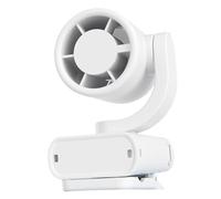 Climatiseur de voiture à clipser, ventilateur portable rechargeable à 199 niveaux, rotation à 180 degrés, climatiseur personnel à clipser | pour tente, golf, voyage, camion, camping-car, extérieur