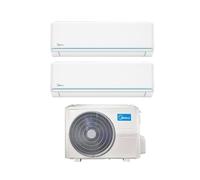 Climatiseur double 12+12 MIDEA DC Inverter R32 A++A+ M2OE-18HFN8 Ligne 2023 WI FI incluse avec unité extérieure M2OE-18HFN8