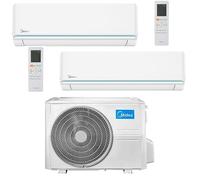 Climatiseur double 9+12 MIDEA DC Inverter R32 A++A+ M2OE-18HFN8 Ligne 2024 WI FI prêt avec unité extérieure M2OE-18HFN8