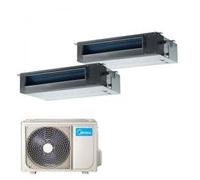 Climatiseur double canal 9+12 MIDEA DC Inverter R-32 A++A+ WI FI READY.M20-18FN8 Ligne 2023