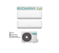 Climatiseur double split Hisense Hi-Comfort 2AMW35U4RGC R-32 9+9 avec Wi-Fi intégré