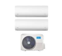 Climatiseur Dual 9+12 MIDEA EXTREME PRO WI FI inclus externe 18HFN8-Q classe A++A+