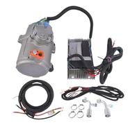 Climatiseur Électrique, Kit Compresseur AC For Camping-car Et Camionnettes | Compresseur AC en aluminium avec embrayage stable à rainure unique