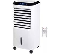 Climatiseur évaporation Portable, 10 L, 3 vitesses Ventilation, Double Réservoir réfrigérants, Filtre, Purificateur, Humidificateur