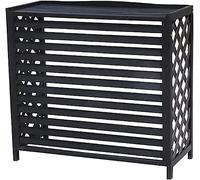 Climatiseur Extérieur Écran De Clôture Couverture De Climatiseur De Balcon Extérieur For Unités Extérieures, Cadre De Boîtier De Climatisation En Bois, Avec Grilles De Stores, Support De Stockage For