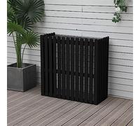 Climatiseur Extérieur Écran De Clôture Écran De Clôture De Climatiseur Robuste, Couvertures De Climatisation En Bois For L'extérieur For Cacher Le Climatiseur Et For L'intimité Extérieure, Housse De P