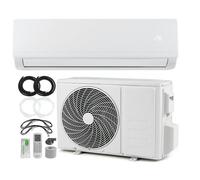 Climatiseur Fixe Mono-Split Réversible 9000 BTU - RELAX4LIFE- 22㎡ - Fonction Chauffage Refroidissement -Silencieux 22db