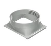 Climatiseur Interface De Conduit D'Échappement, Climatiseur Adaptateur De Tuyau De Fenêtre Interface, Coupleur AC Adaptateur De Tuyau, Pla-que De Kit De Joint D'évent De Connecteur De Tube AC