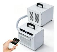 Climatiseur mini-split 3000 BTU Climatiseur split Climatiseur sans conduits | Aucun assemblage requis, Avec tuyau de raccordement de 2 m (6,56 pi), Refroidit une surface de 6 à 8 m² (64 à 86 pi²)