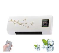 Climatiseur Mini Split Sans Conduit, AC Mural 2 en 1 Chauffage & Refroidissement, Super Silencieux, avec Télécommande - Installation Facile pour Bureau à Domicile