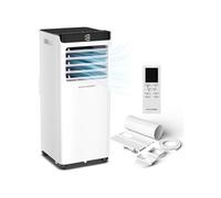 Erikssøn Climatiseur Mobile - 10 000 BTU - Kit d’étanchéité pour fenêtre inclus - Jusqu’à 30 m² - Blanc