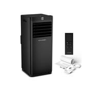 Erikssøn Climatiseur Mobile - 10 000 BTU - Kit d’étanchéité pour fenêtre inclus - Jusqu’à 30 m² - Noir