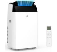 Climatiseur Mobile 12000 BTU, a++ Faible Consommation, Gaz R290 écologique, 4-En-1 Climatiseur Mobile Sans Unité Extérieure, Refroidissement, Déshumidification, Ventilation, Fonction Follow-Me