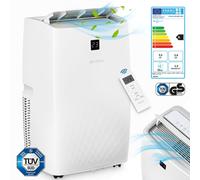 Climatiseur mobile 12000 BTU/h (3.500 Watt) - Climatiseur mobile 4in1 avec WiFi/App Réfrigérant monobloc - Télécommande, minuterie 24h, déshumidificateur