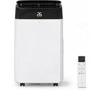 Climatiseur mobile 3-en-1 10000 BTU - Refroidissement, ventilation, déshumidification - Silencieux, écran digital, minuterie 24h, télécommande, adapté chambre/bureau/appartement jusqu'à 51㎡ -
