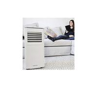 Climatiseur Mobile 3 En 1 Avec Fonction Climatisation,Ventilation,Déshumidification 7000 Btu Blanc