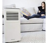 Climatiseur Mobile 3 En 1 Avec Fonction Climatisation,Ventilation,Déshumidification 7000 Btu Blanc