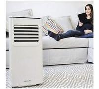 Climatiseur mobile 3 en 1 avec fonction climatisation,ventilation,déshumidification 7000 btu blanc Blanc G