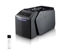 Climatiseur Mobile 6200 BTU, Climatiseur Portable Silencieux, Conception Split, Contrôle Intelligent, Écran Tactile LED, Télécommande, Minuterie 12H, Sans Évacuation Continue pour Tente 110/220V