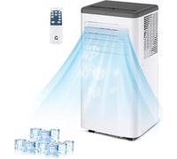 Climatiseur mobile 8000 BTU jusqu'à 420 sq. Kit de ventilation de fenêtre avec télécommande incluse