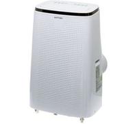 OPTIMEO Climatiseur mobile 4,7kW 16000BTU, Réversible, Blanc, Compact, Efficace pour les pièces jusqu'à 45m2, 3 vitesses de ventilation, écran LED, télécommande, 4 roulettes OPC-A01-160HP