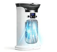 Climatiseur Mobile avec Réservoir 880ML, Mini Climatiseur Portable, Refroidisseur d'air, Petite Climatisation Mobile pour pièce, Climatiseur Mobile sans tuyau d'évacuation