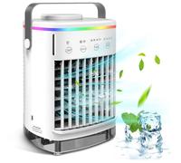 Climatiseur mobile - Climatiseur portable sans tuyau d'évacuation - Climatiseur portable pour chambre - 3 en 1 - Ventilateur - Pour