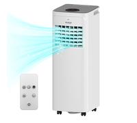 Climatiseur mobile ELECCI 9000 BTU, appareil 4-en-1 refroidissement, déshumidification et ventilation, télécommande et minuterie 24h fluide frigorigène R290, kit fenêtre fourni,