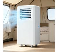 Climatiseur mobile et portable, unité légère avec roulettes universelles, puissance de refroidissement de 3200 W/3500 W,installation facile pour camping-car,van aménagé ou tente 3200W