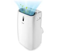 Climatiseur Mobile GIANTEX 4 en 1 Contrôlé sur APP Intelligente 16000BTU 45㎡Minuterie 24h 3 Vitesses Système de Veille Affichage LED G