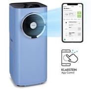 Climatiseur mobile Klarstein Kraftwerk Smart 10K 3-en-1 10000 BTU contrôle par appli télécommande Bleu G