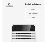 Climatiseur mobile Metrobreeze New York Smart 12k 12 000 BTU / 3,5 kW EEC A Télécommande A