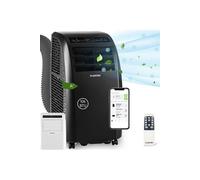 Climatiseur mobile avec evacuation - Klarstein - 10000 BTU - Commande via app - Fonction ventilateur & déshumidificateur - Noir