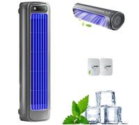 Climatiseur mobile, Mini Rafraichisseur d'Air, Portable Refroidisseur d'Air 3 Vitesses, USB Rechargeable,pour Chambre, UMD MUSICAL