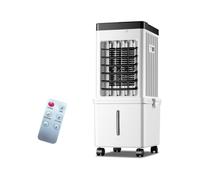 Climatiseur Mobile Non Reversible avec Roulettes Pivotantes Universelles, Réservoir D'eau de 15 L Et Trois Vitesses de Ventilation pour Chambre, Chambre D'étudiant, Bureau