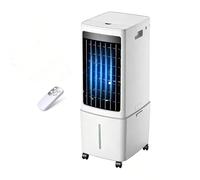 Climatiseur Mobile Portable 12 L, 3 Vitesses, Ventilateur Refroidisseur d'air par évaporation avec réservoir d'eau Amovible, télécommande, minuterie 7,5 Heures, unité de Refroidissement par