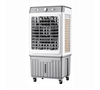 Climatiseur Mobile Rafraîchisseur D'Air, Refroidisseur D'Air Portable avec 3 Vitesses, Oscillation 120°, 4 Blocs de Glace pour Maison Bureau(95cm/37.5in)
