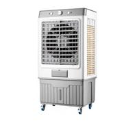 Climatiseur Mobile Rafraîchisseur D'Air, Refroidisseur D'Air Portable avec 3 Vitesses, Oscillation 120°, 4 Blocs de Glace pour Maison Bureau(107cm/42in)