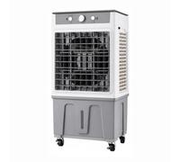 Climatiseur Mobile Rafraîchisseur D'Air, Refroidisseur D'Air Portable avec 3 Vitesses, Oscillation 120°, 4 Blocs de Glace pour Maison Bureau(83cm/32.5in)