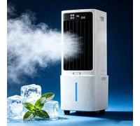 Climatiseur Mobile Sans Évacuation 12L, Rafraîchisseur d'Air 3-en-1