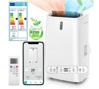 Climatiseur Mobile Silencieux 14000BTU - RELAX4LIFE - Commande Smart App - Refroidisseur d'air pour 40m2 - Classe énergétique A