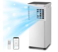 Climatiseur Mobile Silencieux 3 en 1 Déshumidificateur Climatiseur Portable 7000 BTU Ventilateur et Climatisation avec Télécommande