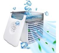 Climatiseur Mobile Split, 7 LumièRes ColoréEs Mini Climatiseur, Faible Consommation D'éNergie Climatiseur Mini - Pour De Bureau à Domicile