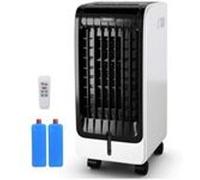 Climatiseur Mobile 6L 75W 4 en 1 COSTWAY-Rafraîchisseur d’Air Ventilateur-Télécommande-Minuterie 8H-3 Vitesse-32x25x57 cm-Ecran LCD