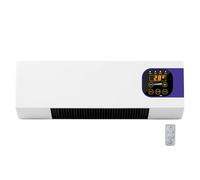 Climatiseur Mural, 1500W Climatiseur Mural Sans Unité Extérieure, Climatiseurs Murals Sans Évacuation avec Télécommande Tactile, Rafraîchisseur Air Murals Multifonction, pour Appareils Électroménagers