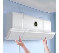 Climatiseur mural Pare-brise Déflecteur d'air froid anti-direct Déflecteur de sortie d'air Déflecteur de vent universel sans installation Antiadhésif et sans perforation Aucun dommage au